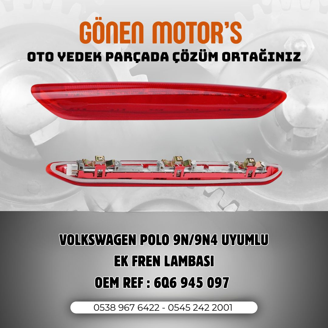 123 - POLO 9N- 9N3 EK FREN LAMBASI